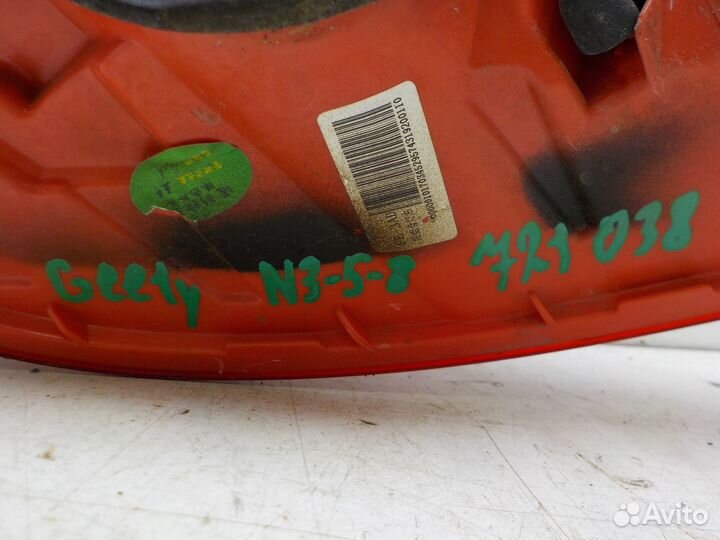 Б/У Б/У Фонарь задний правый Geely Emgrand 7 2018