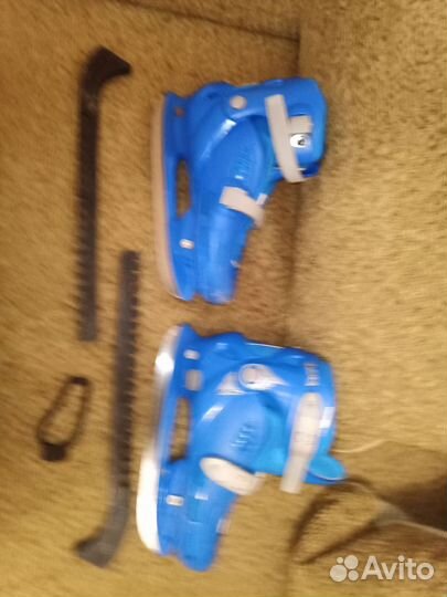 Коньки детские раздвижные 35 38