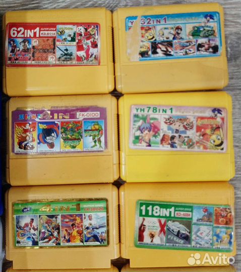 Приставка dendy с картриджами