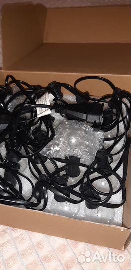 Гирлянда уличная с лампочками