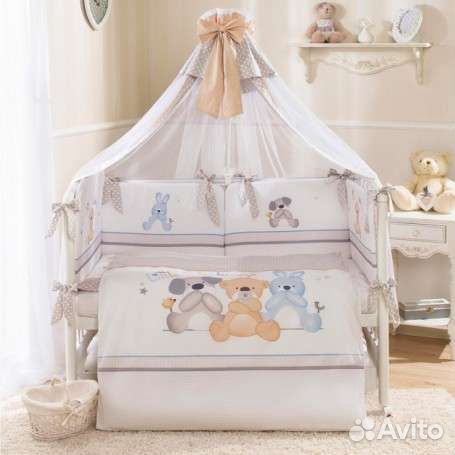 Комплект в кроватку Perina Три Друга