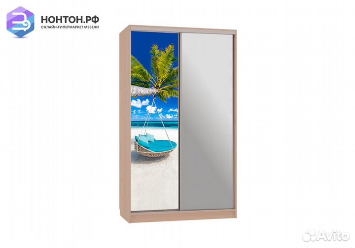 Шкаф-купе Рио 9-600 77 дуб млечный