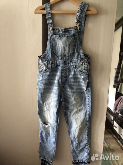 Комбинезон женский джинсовый