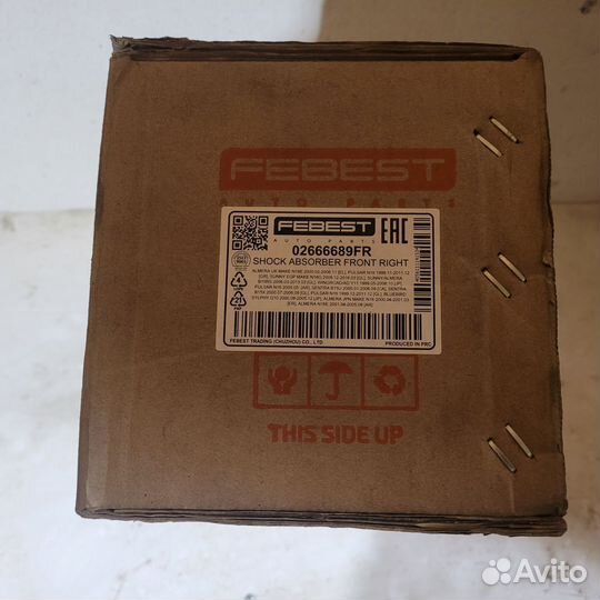 Амортизатор передний R nissan almera