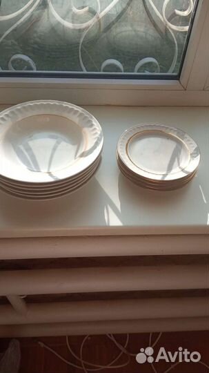 Набор тарелок суповые 6шт, десертные 5шт, СССР