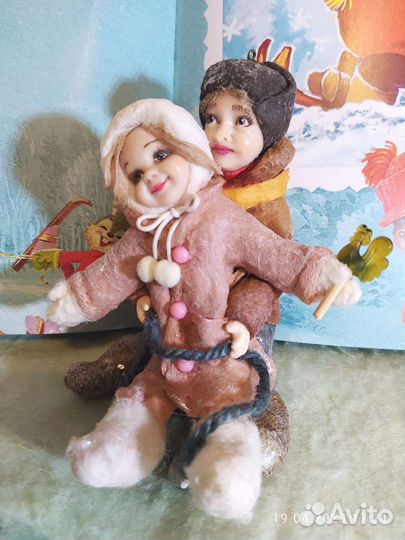 Игрушки из ваты на елку / ватные игрушки