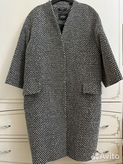 Летнее пальто oversize 44 размер букле