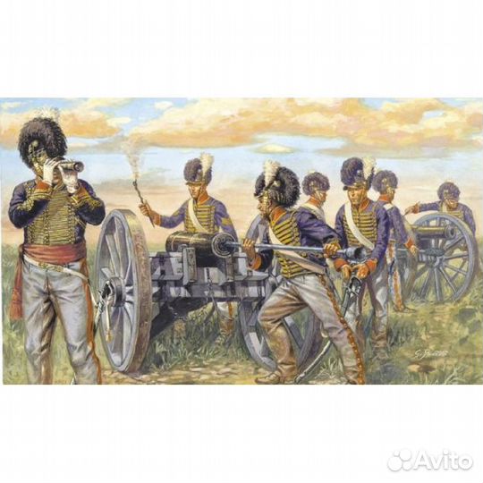 6041 Солдатики Britich Artillery (Napoleonic Wars
