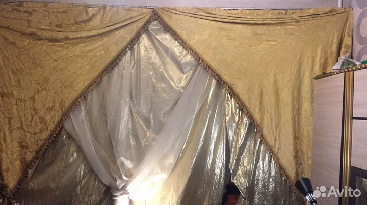 Шторы сценические, бу