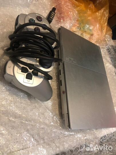 PS2 Slim Silver 9008 ревизия почти Новая