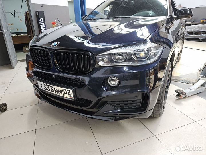 Губа под бампер BMW x6 F16