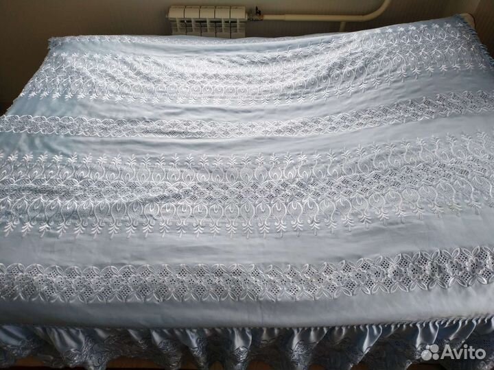 Покрывало на 2 х спальную кровать бу с подушками