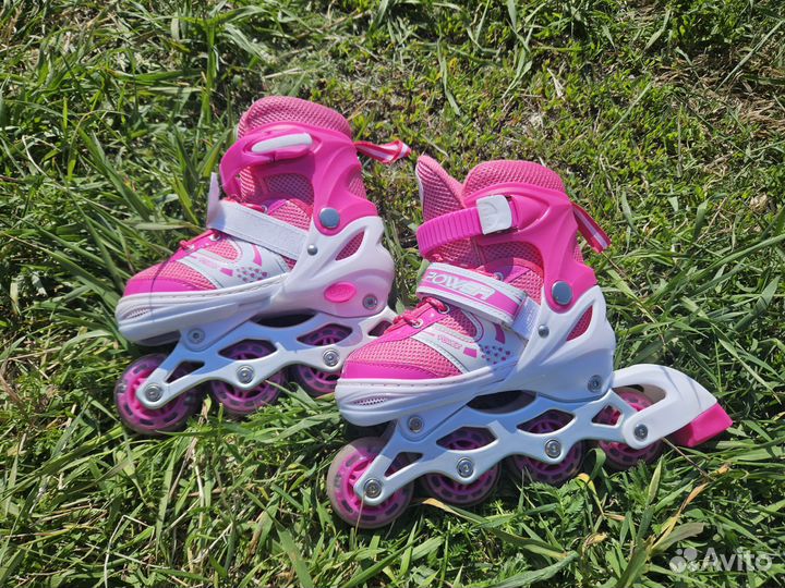 Роликовые коньки детские раздвижные