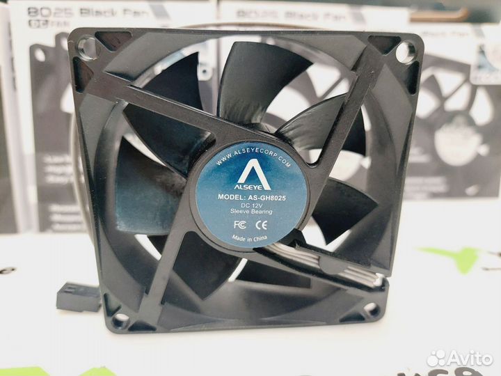 Вентилятор 80x80x25 мм alseye AS-GH8025 (3pin)