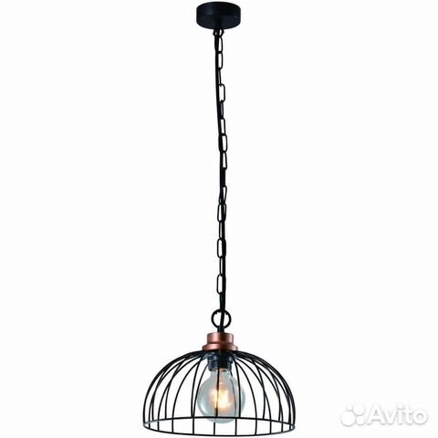 Люстра металл на кухню лофт