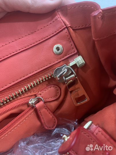 Сумка женская натуральная кожа coach