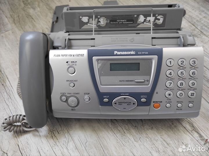 Телефон факс panasonic