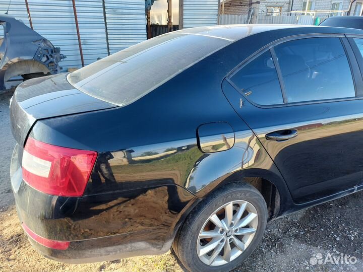 Крыло заднее правое четверть skoda octavia a7