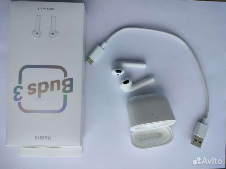 Наушники TWS Xiaomi Redmi Buds 3 белый