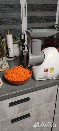 Мясорубка +шинковка 2в1 zelmer Польша 1500W