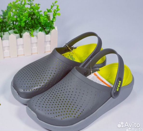 Кроксы LiteRide clog шлепанцы Crocs сабо