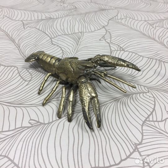 Рак большой бронза статуэтка