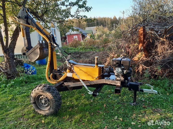 Миниэкскаватор прицепной