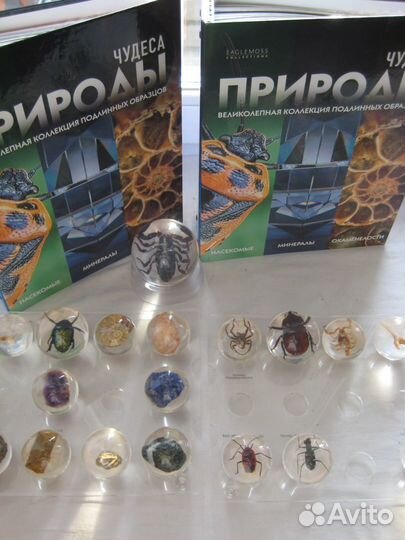Чудеса природы насекомые минералы журнал Eaglemoss