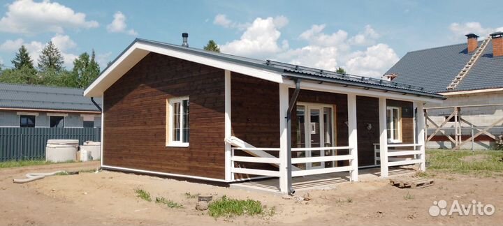 Каркасный дом 78 м2