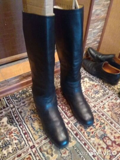 Сапоги хромовые 44-45 размер шитые на заказ