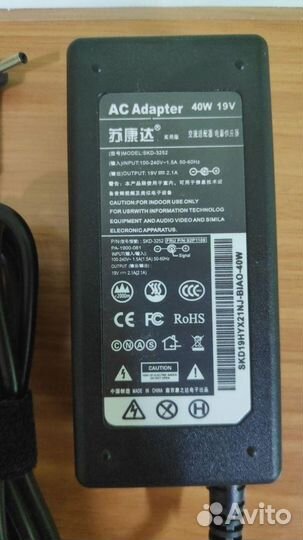 Блок питания Samsung 19V 2.1A