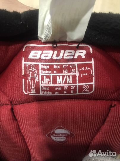 Нагрудник хоккейный bauer x800 lite