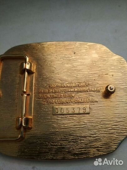 Пряжка серебро 24к 100 лет свободы 1984 г