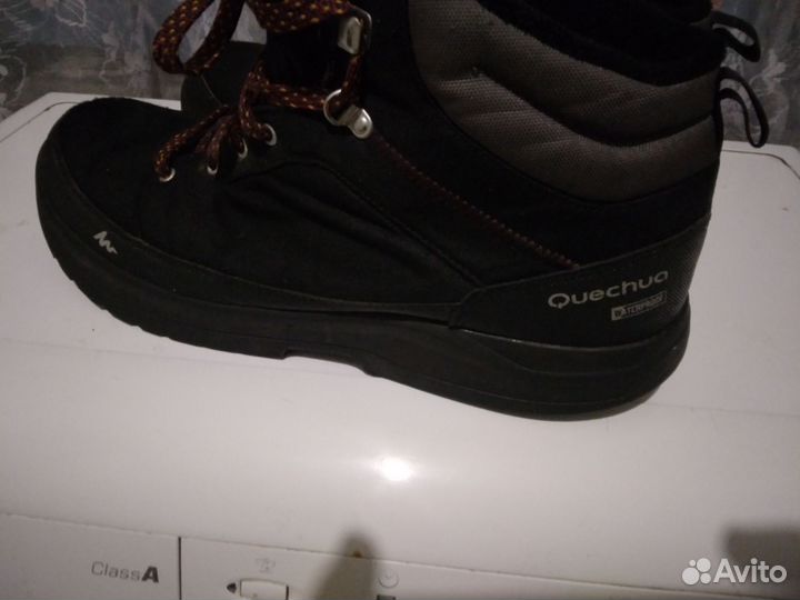 Ботинки зимние мужские серые Quechua 100