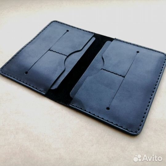 Портмоне под автодокументы из натуральной кожи