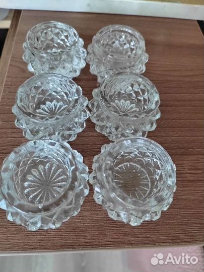 Солонка хрустальная СССР