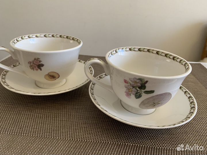 Чашки фарфор Churchill Hookers Fruit Англия