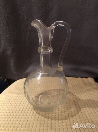 Старинный стеклянный графин до 1917