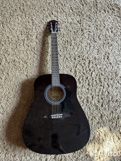 Акустическая гитара черная hohner 220HW-TBK