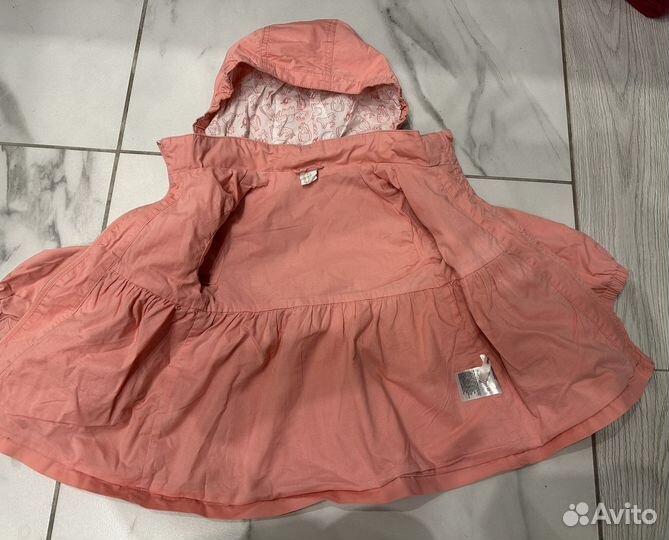 Тренч H&M 92 размер куртка плащ ветровка