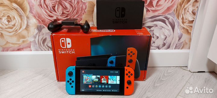 Nintendo switch rev 2 прошитая Чип