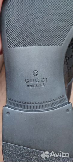 Итальянские мужские туфли Gucci