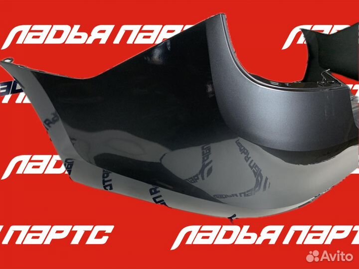 Бампер Skoda Rapid (12-20) задний Серый seda anthracite LF8J