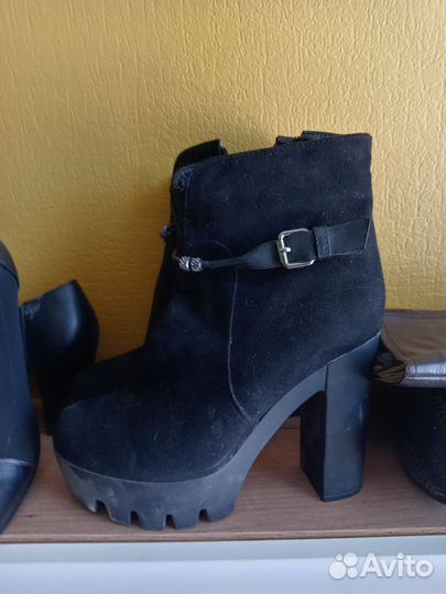 Ботильоны натуральная кожа, 38 размер