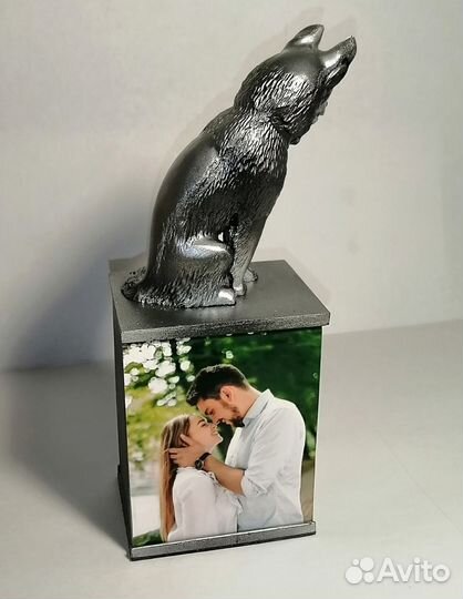 Фоторамка ручной работы в виде овчарки