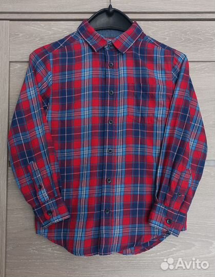 Рубашка Wrangler, оригинал, на 8 лет, яркая клетк
