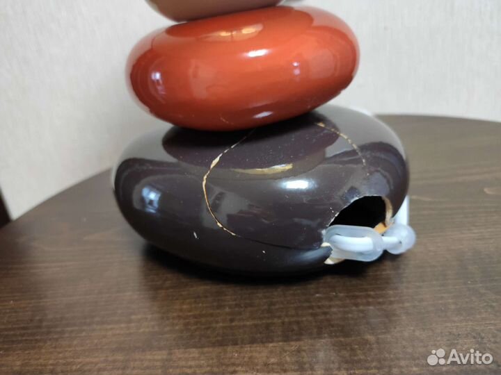 Лампа настольная пирамида