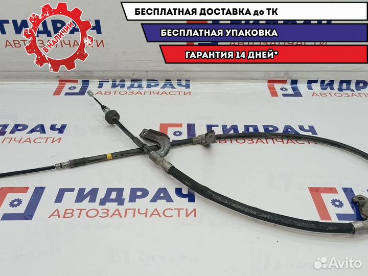 Трос стояночного тормоза правый Hyundai Solaris 2