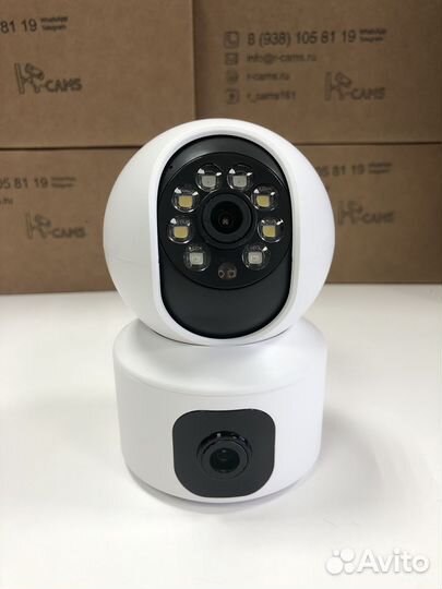 Камера с двумя объективами R-cams-ip3ptz-wifi-dual