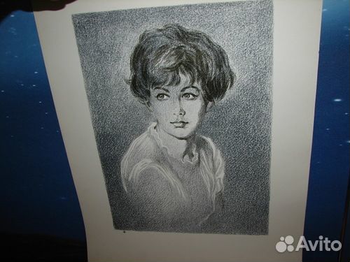 Авторский эстамп -Эдита Пьеха